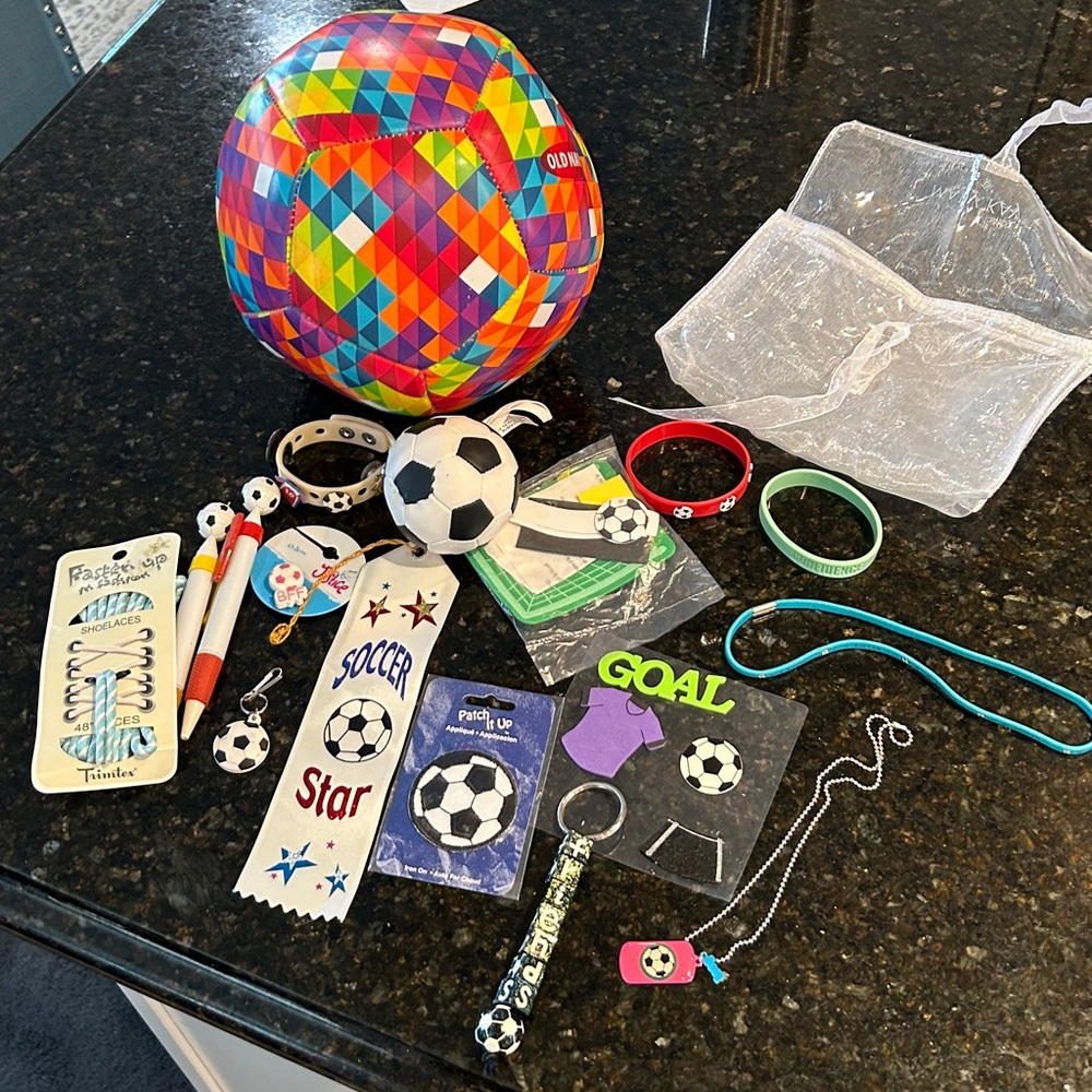 Soccer-Themed Kids Accessories Set